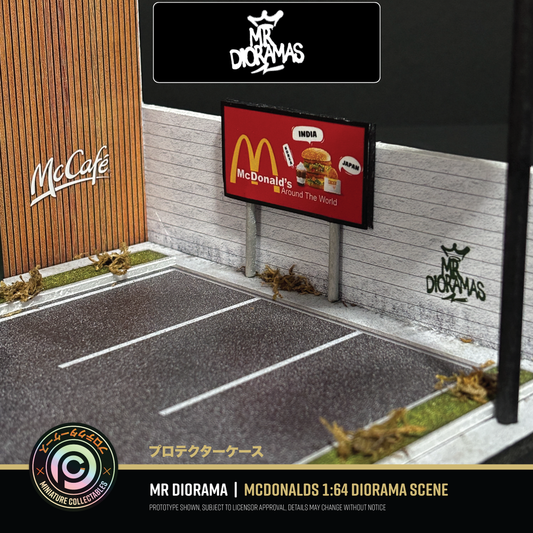Mr Dioramas - McDonalds / McCafe Diorama Scene