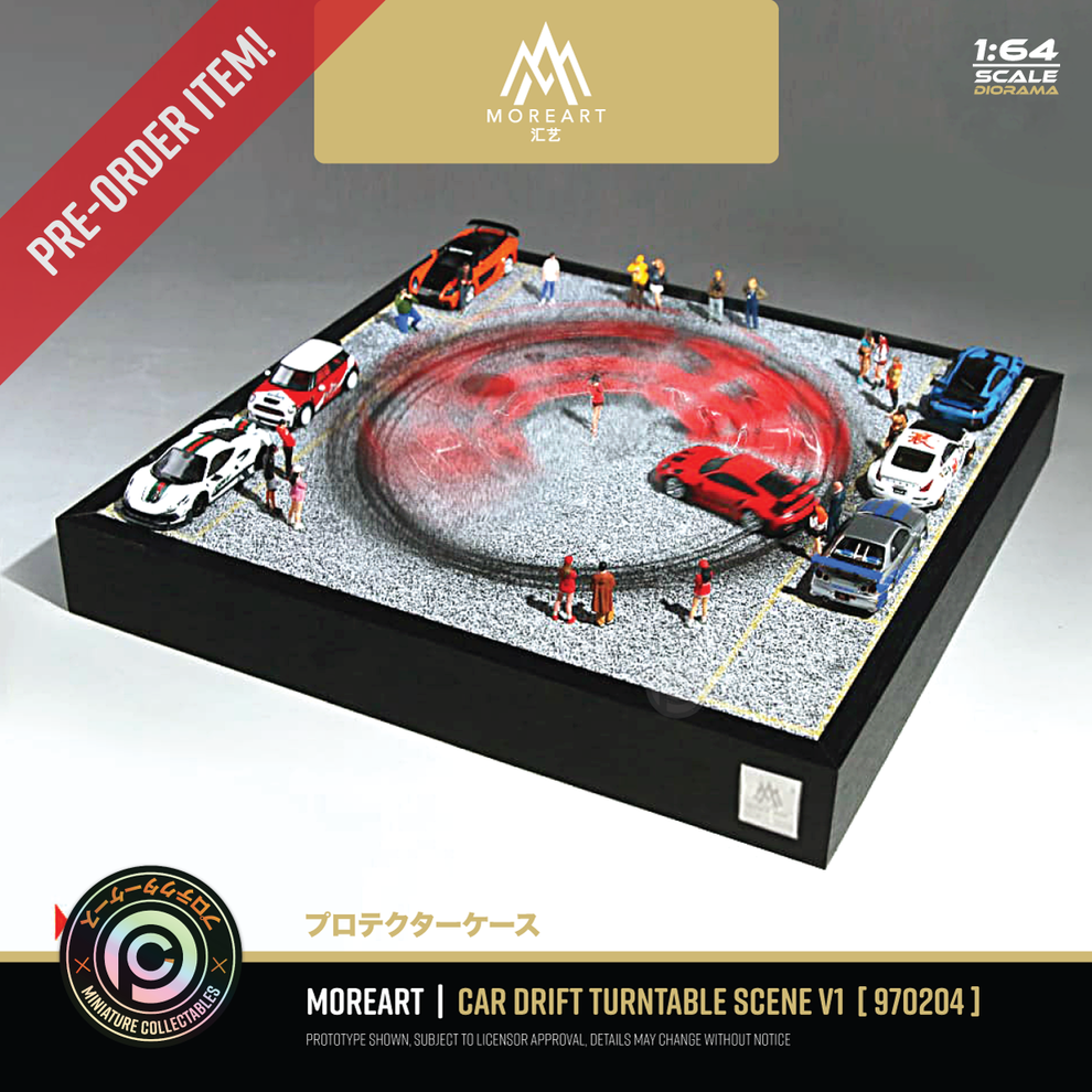 Mini Calectabals Moreart - Car Drift Turntable Scene Version 01 (970204) – Miniature ...