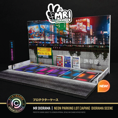 Mr Dioramas - Neon Parking Lot Japan •NEW PREORDER•