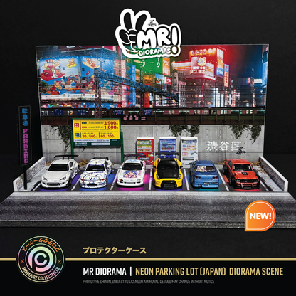 Mr Dioramas - Neon Parking Lot Japan •NEW PREORDER•